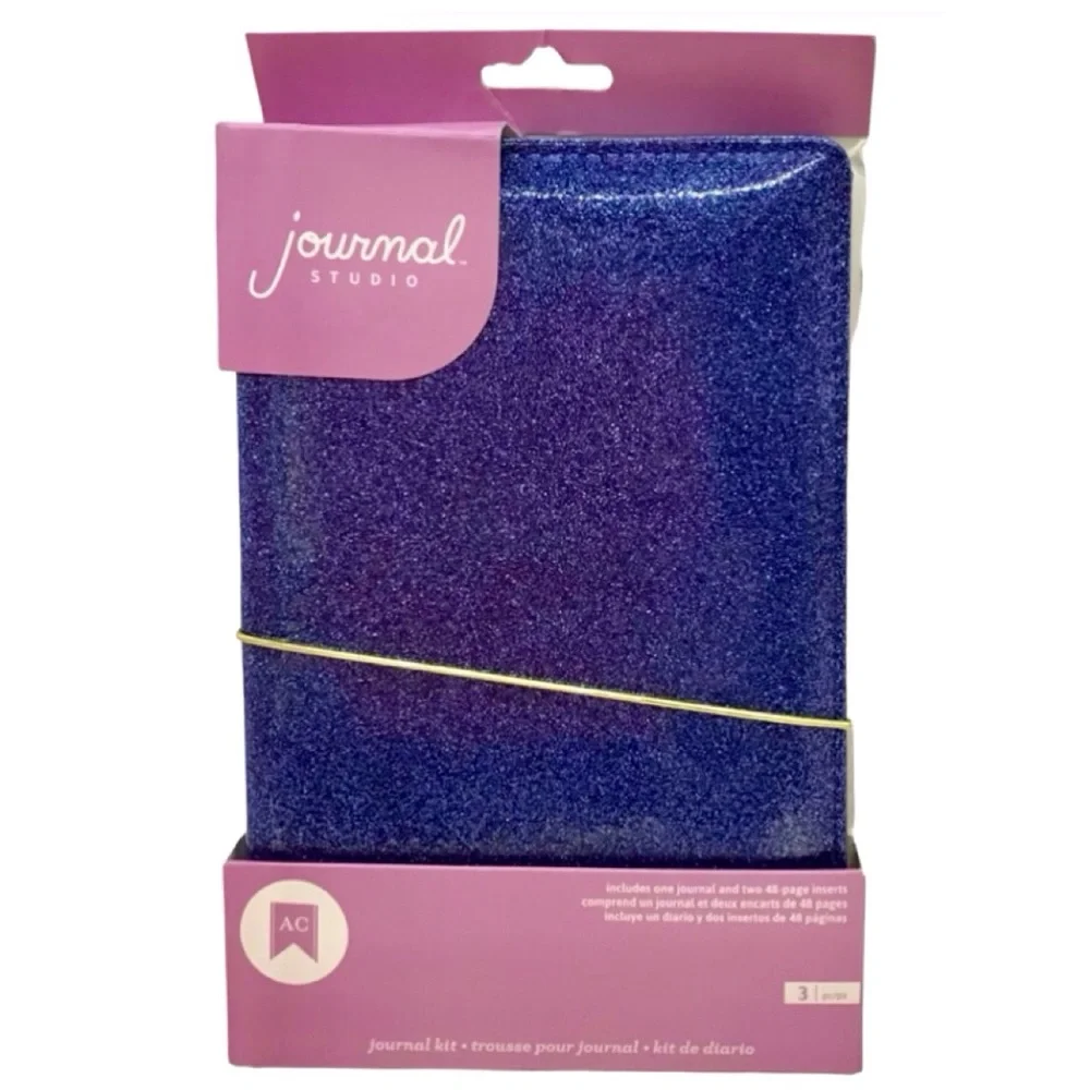 American Craft Journal Kit (Purple Glitter) (NWT)